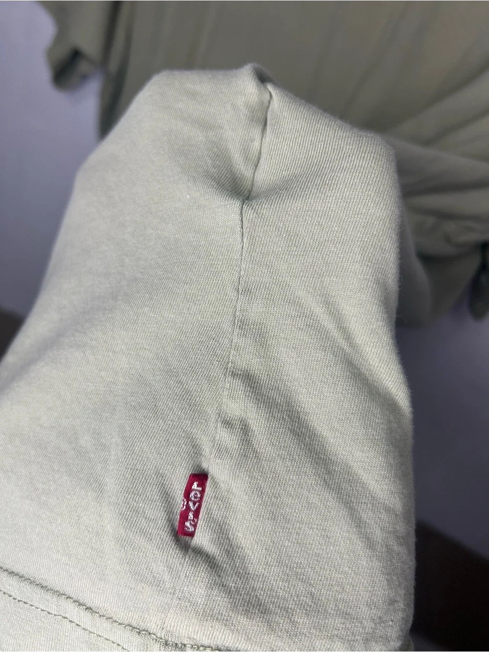 Levi's Olive Green Logo Short Sleeve Tee